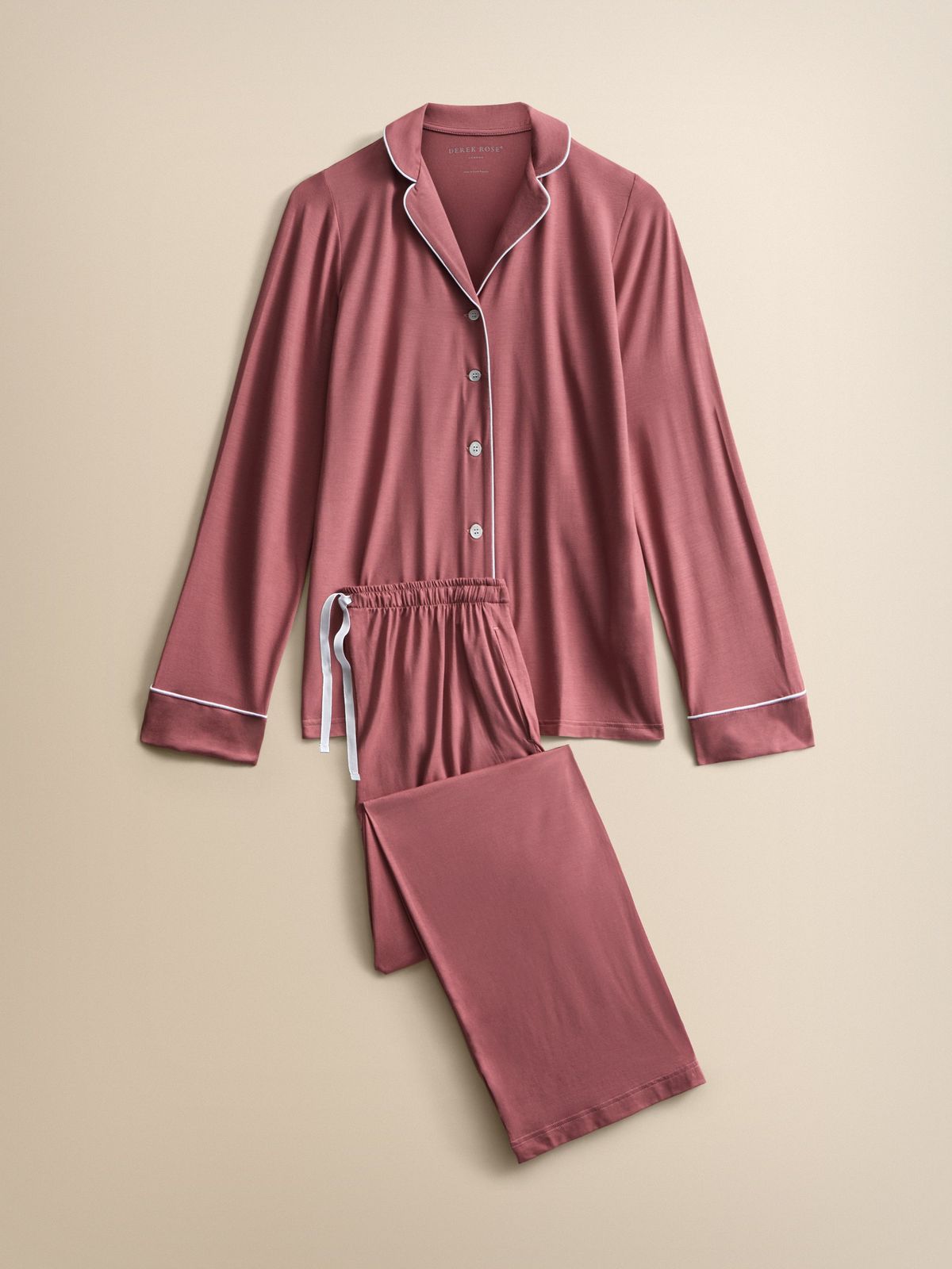 Lara Micro Modal Pyjamas Dusty Rose