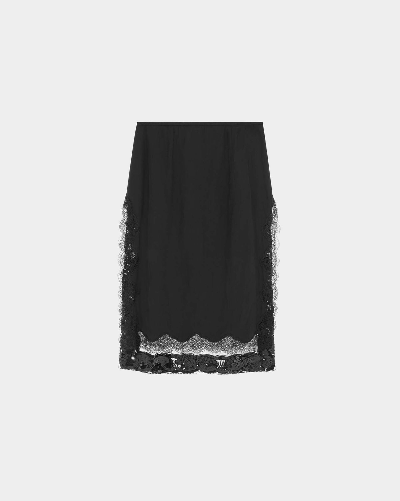 Tirso Midi Skirt in Satin