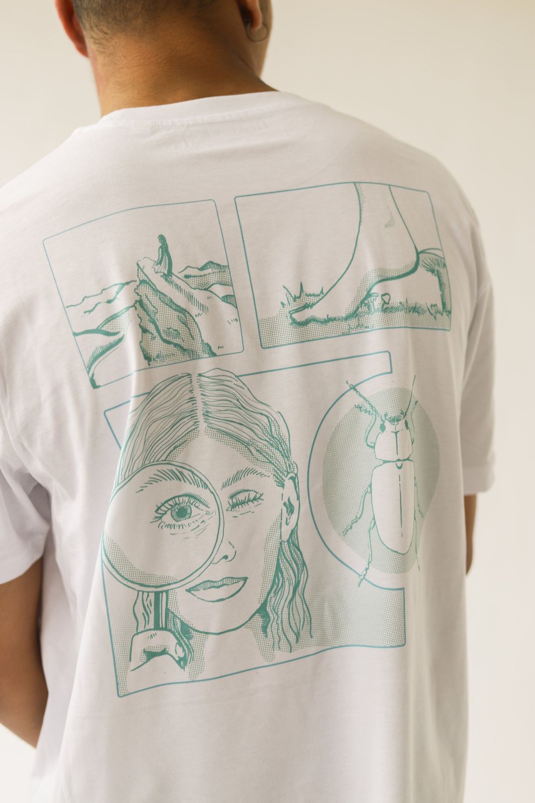 Inspection | 100% Organic Cotton T-Shirt | White