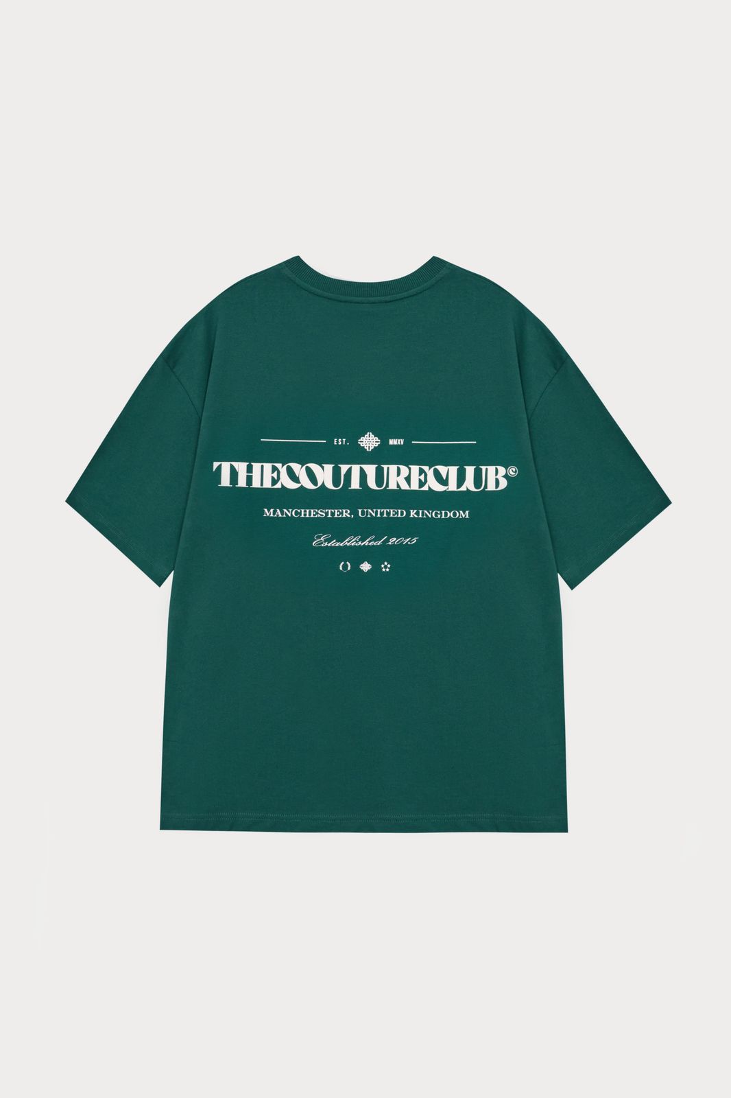 COPYRIGHT MULTI GRAPHIC T-SHIRT - FOREST GREEN