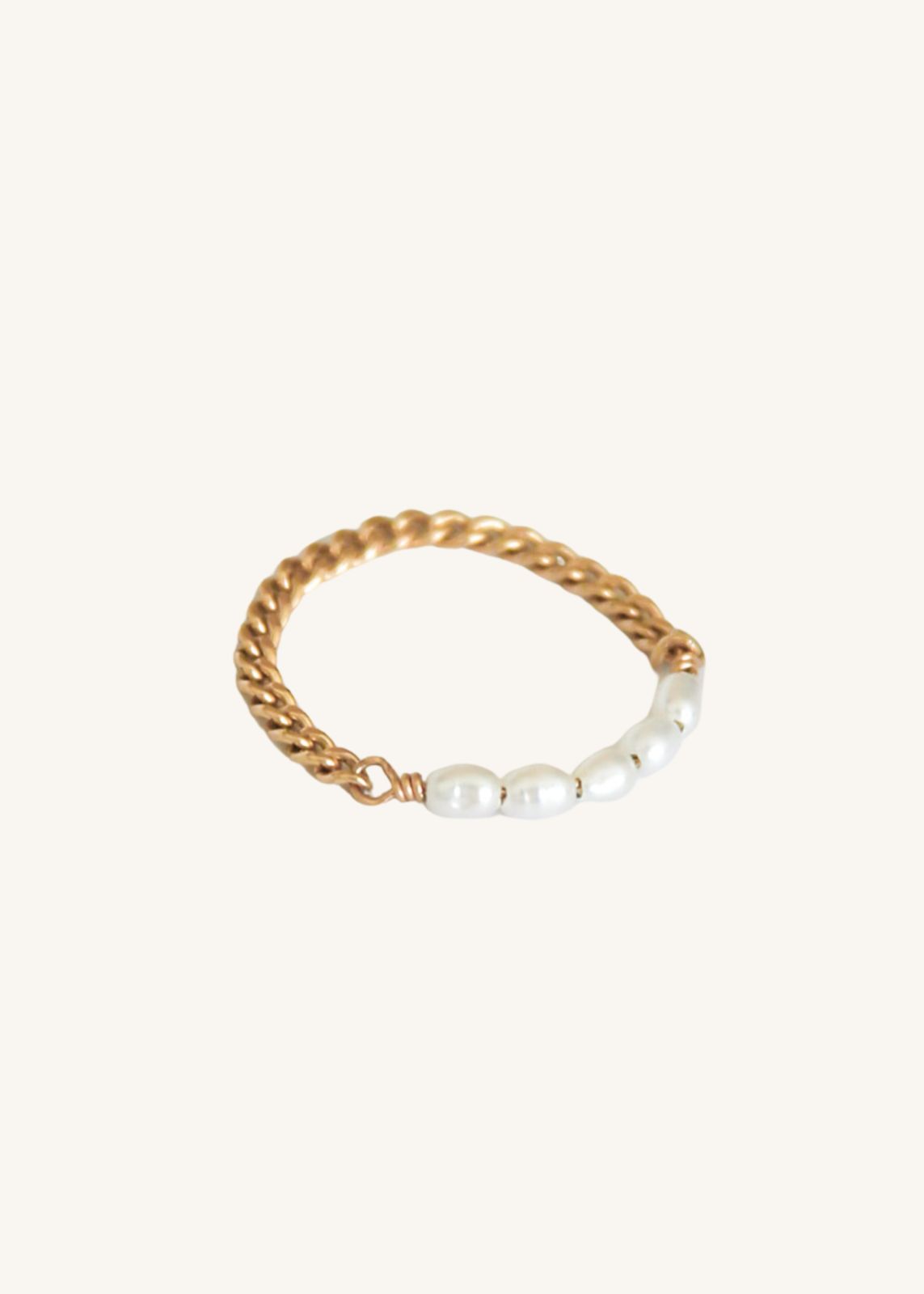 Pearl Chain Ring
