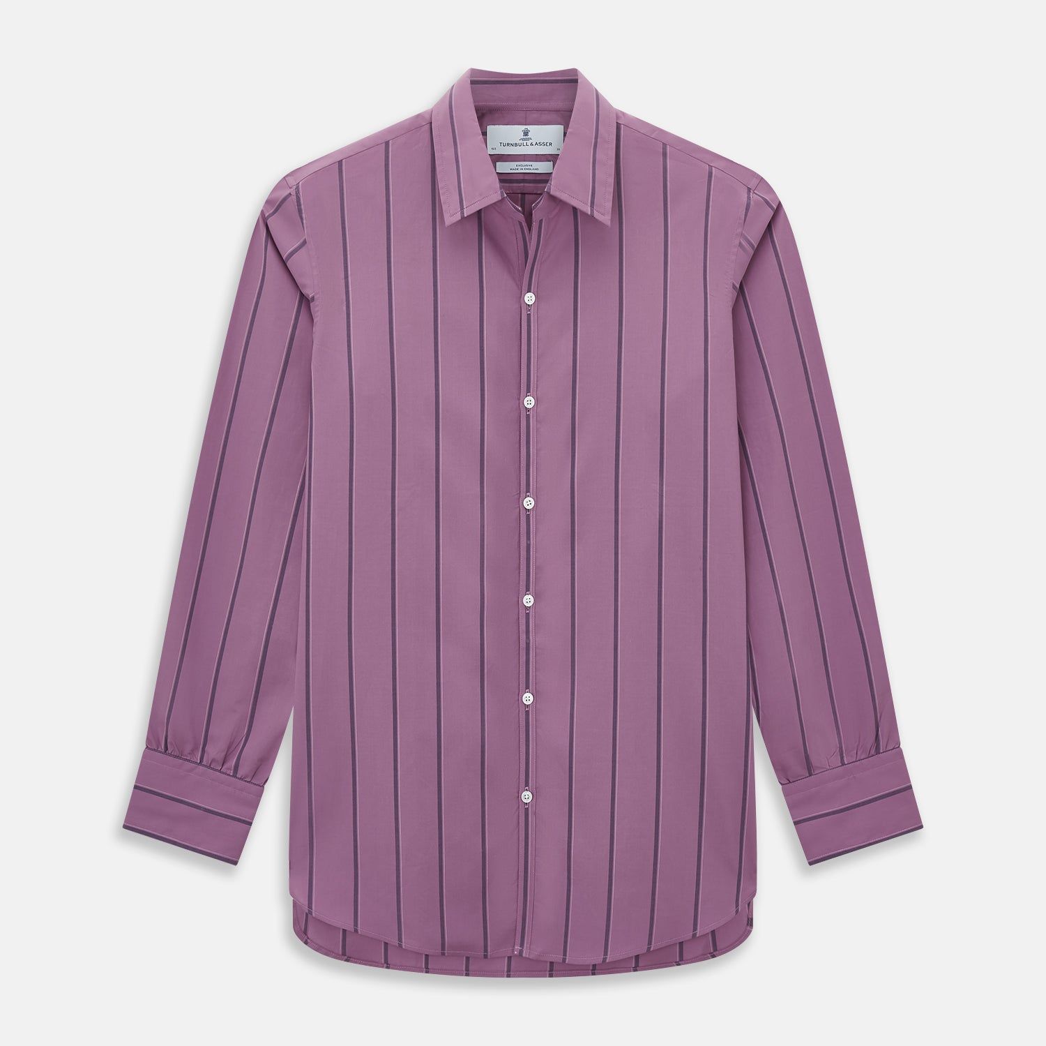 Antique Pink Track Stripe Windsor Shirt