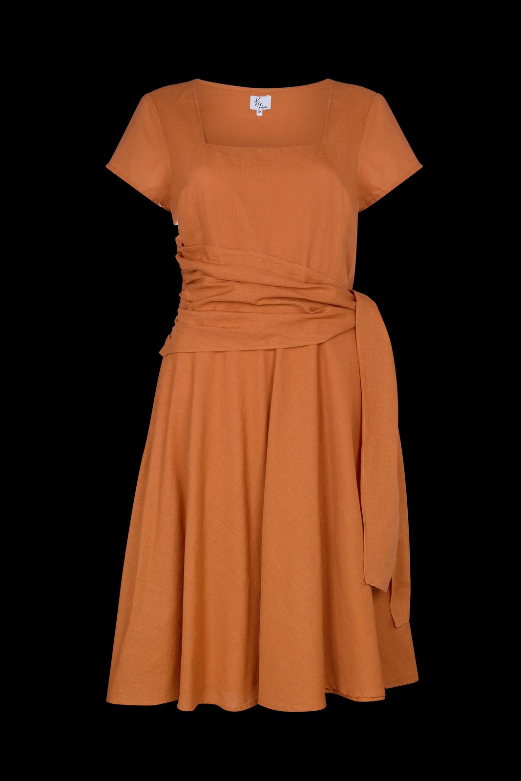 The Kōr Tied Dress in Linen & Cotton