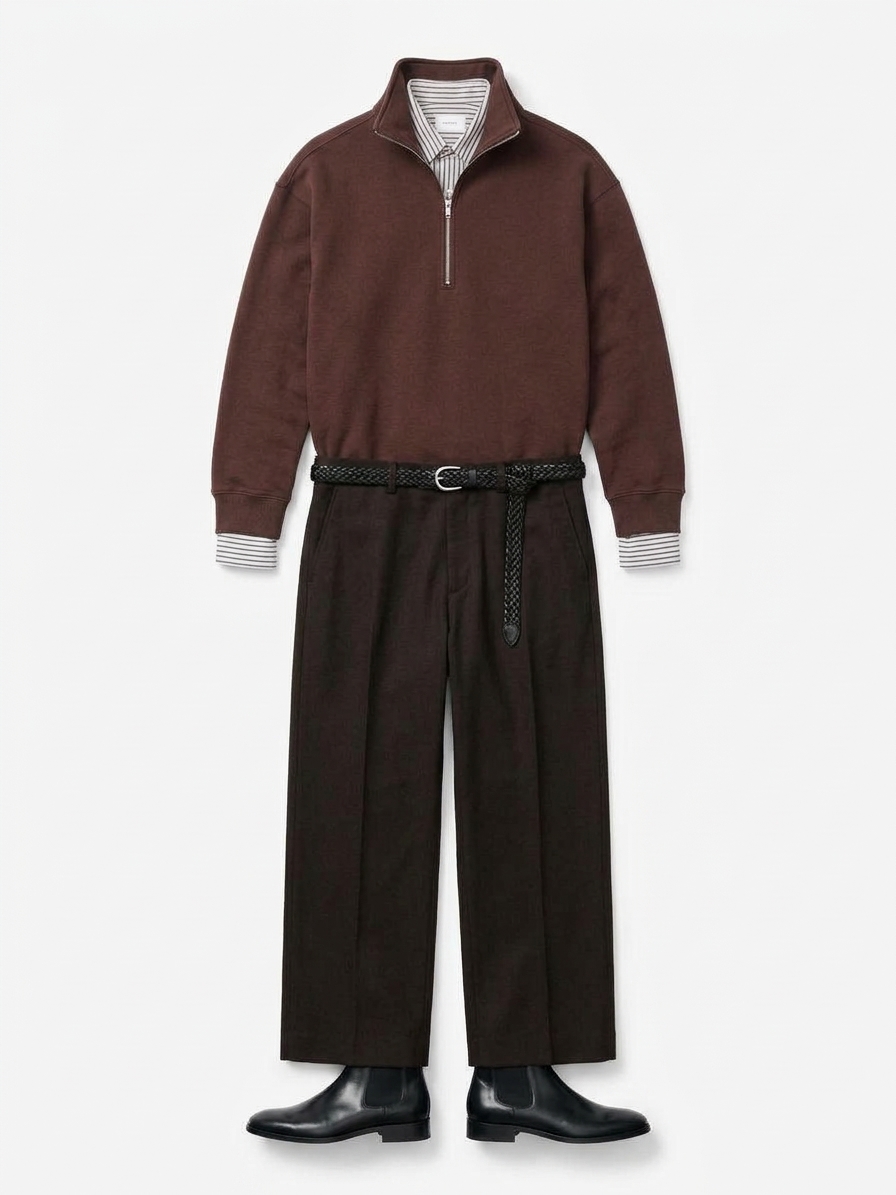 Thalen Jersey In Chestnut