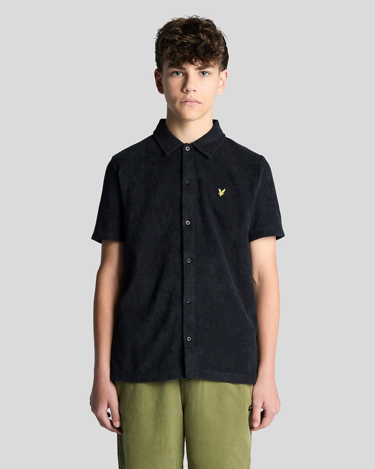Short Sleeve Towelling Shirt