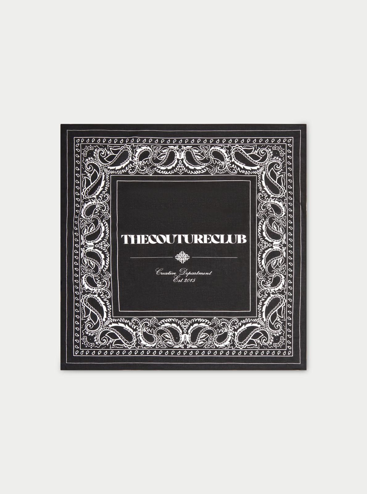 COPYRIGHT PAISLEY BANDANA - BLACK