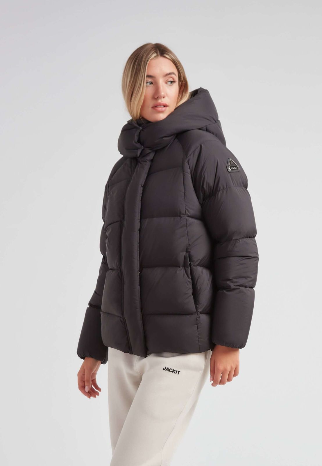 Cloud Prime Longline Down Puffer Jacket Black