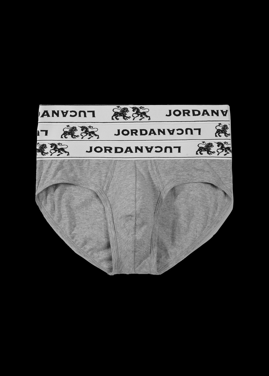 JLT-3 TRIPLE WAISTBAND BRIEF GREY