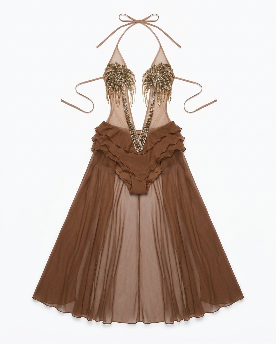 Palmah Maxi Dress In Coco