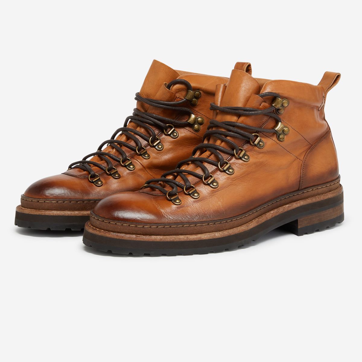 Scarpone Dark Tan
