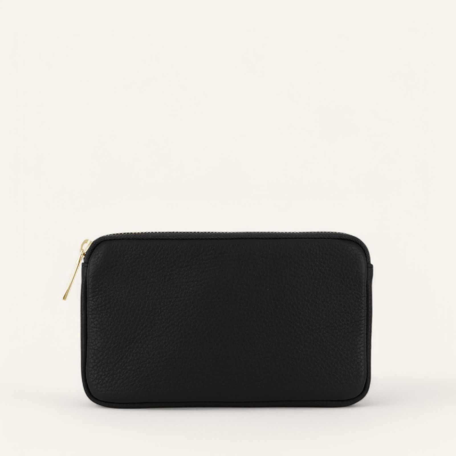 Millie Pouch | Black with Gold hardware