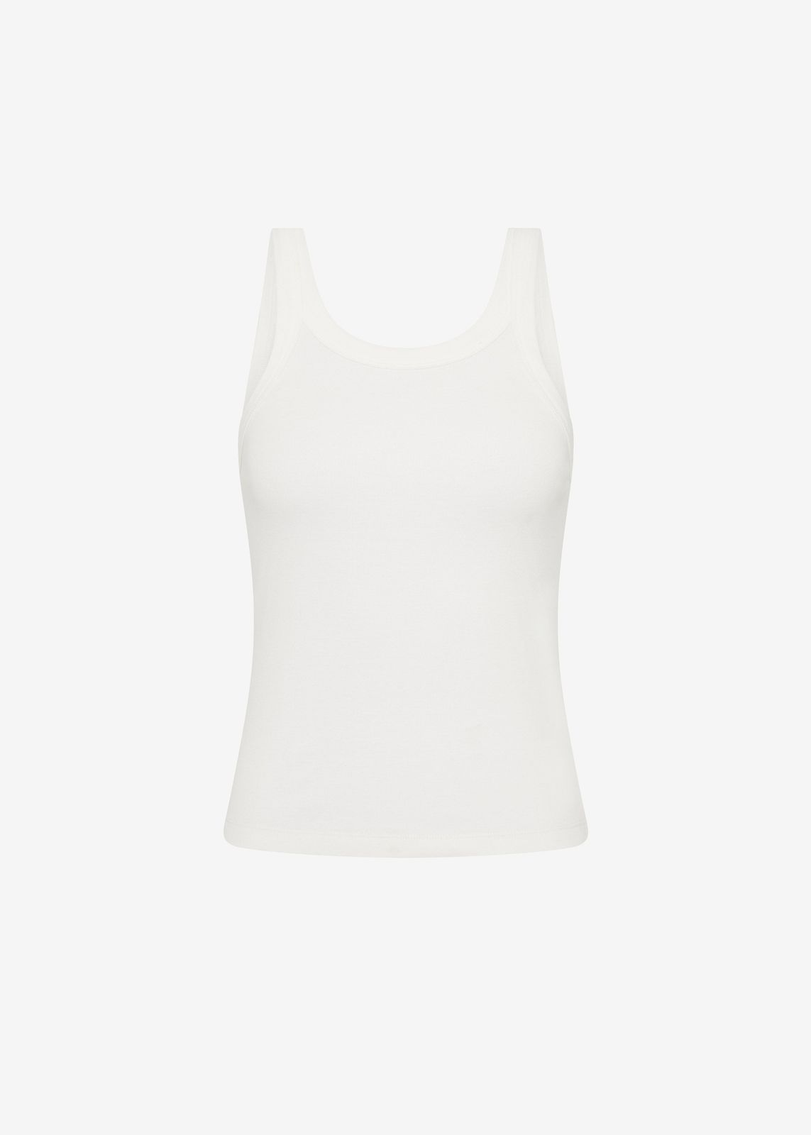St. Agni Organic Cotton Racer Singlet - White