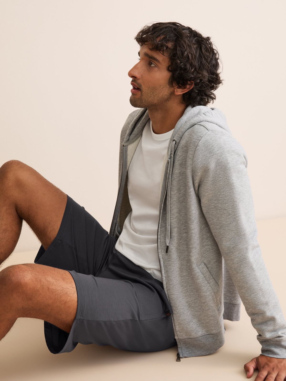 Basel Micro Modal Lounge Shorts Elephant Grey