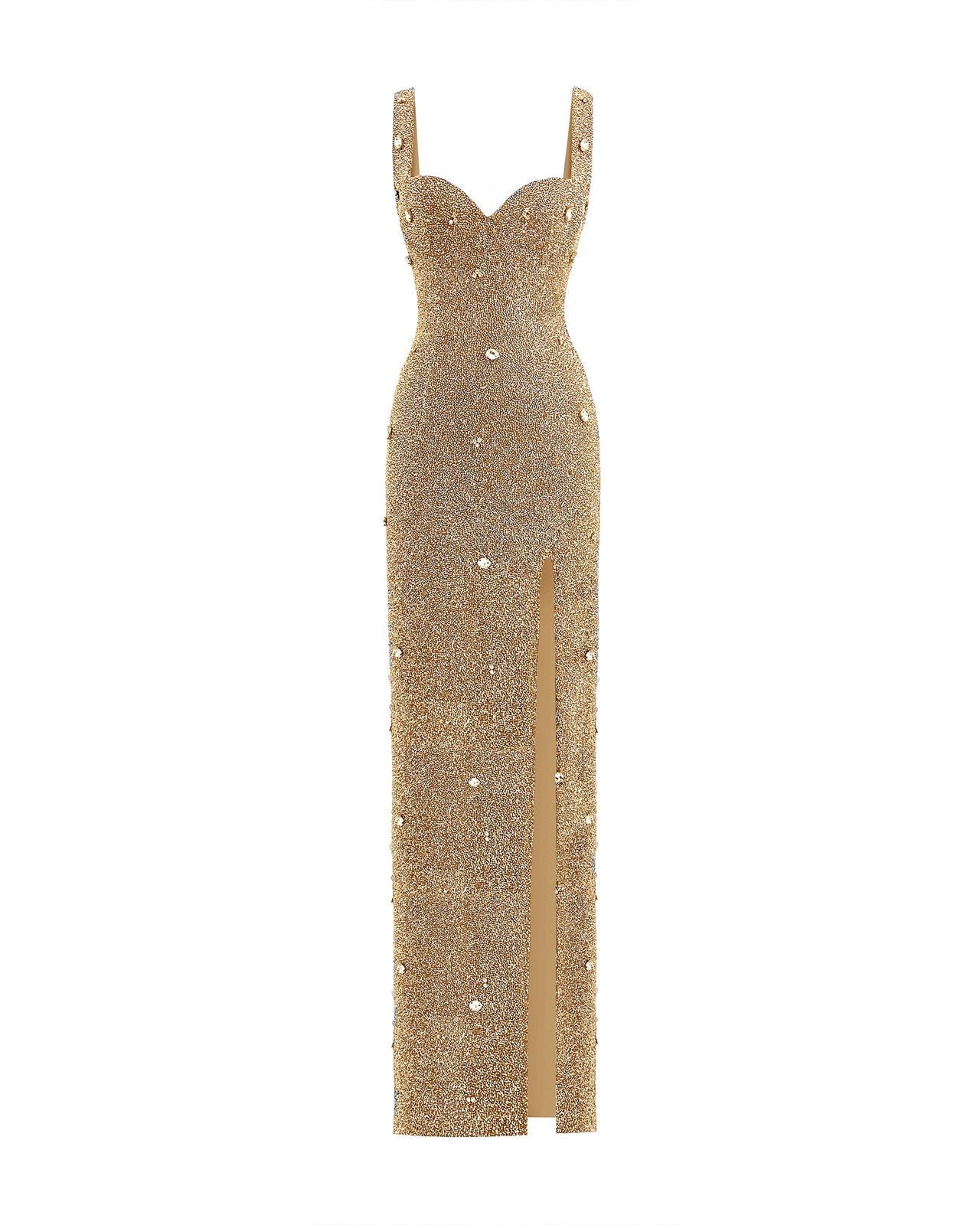 Kroon Maxi Dress - Gold