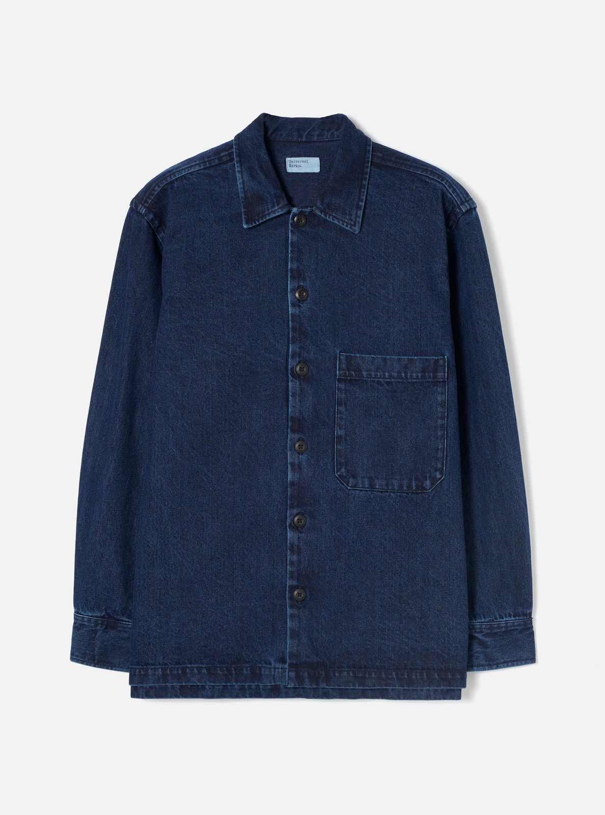 Indigo Work Denim Fatigue Shirt