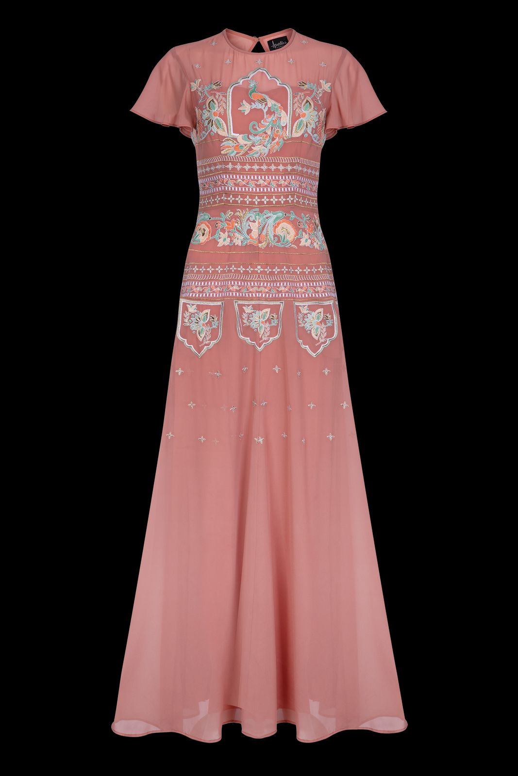 Amara Embroidered Maxi Dress