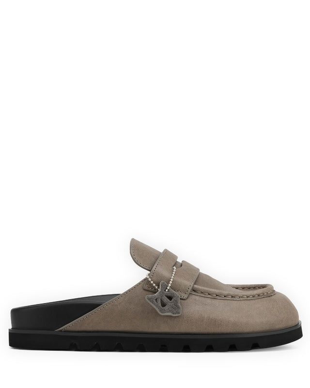 Cord Grey Tumble Leather