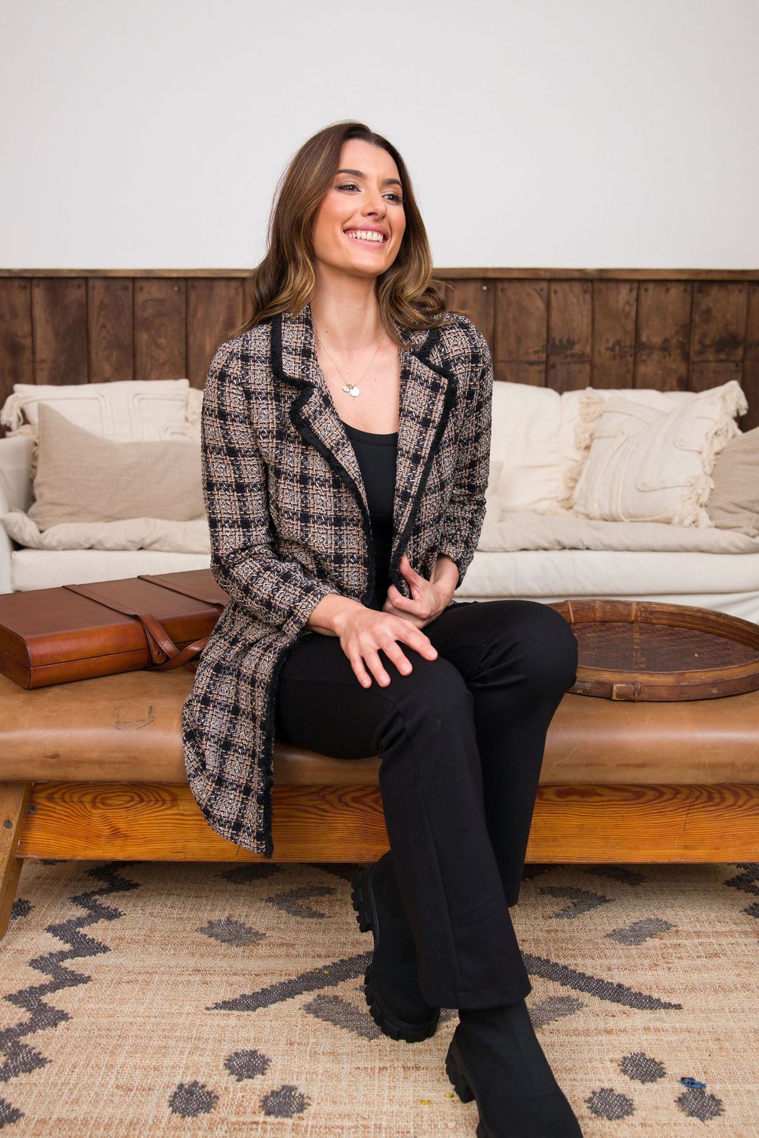 Galia Long Chanel Style Jacket