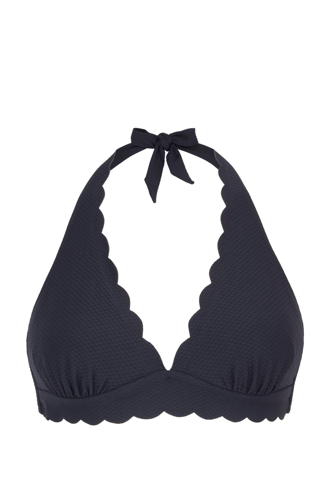 Perissa Scallop Halterneck Top