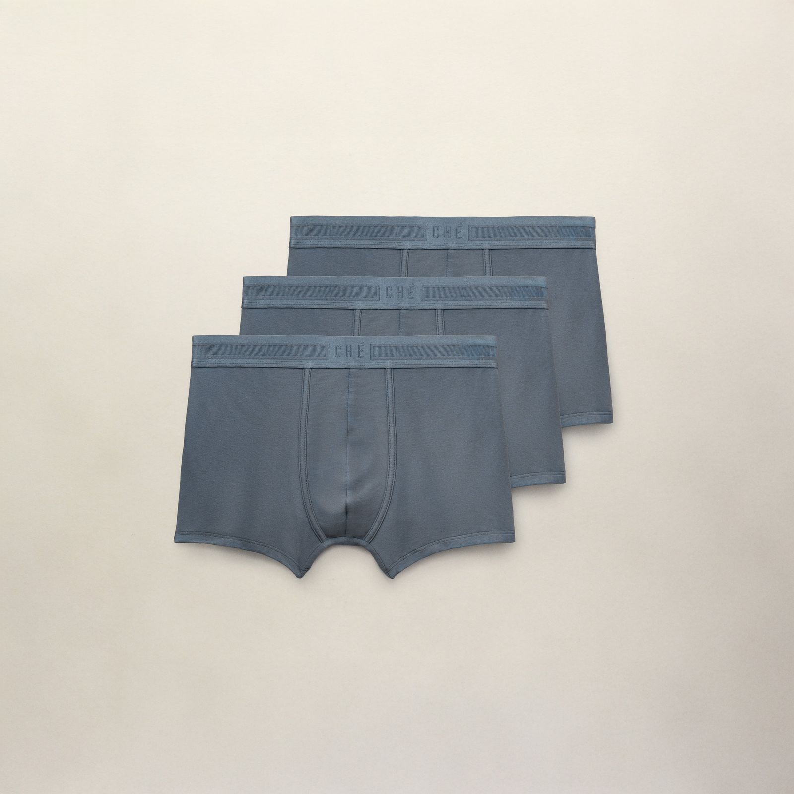 TENCEL™ Modal Boxer Trunk 3 Pack - Storm Grey