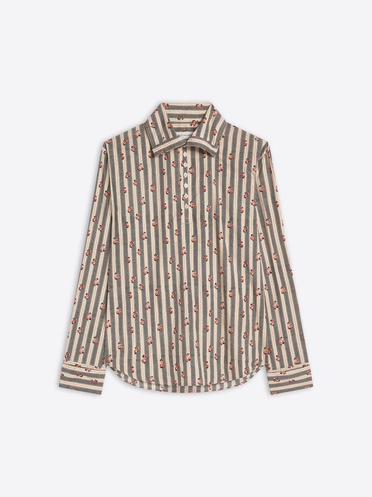 Cotton turtleneck shirt