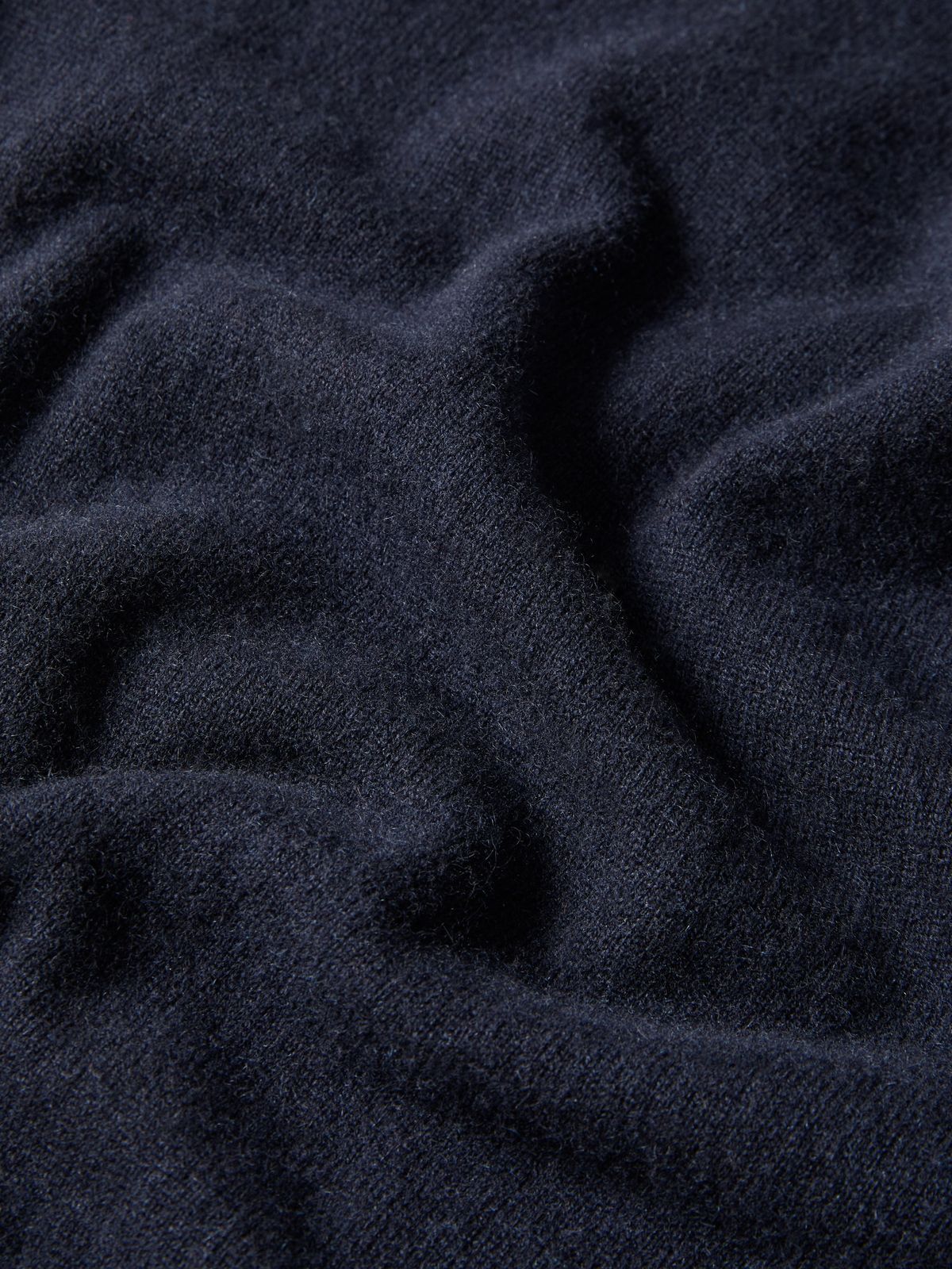 Finley Cashmere Half-zip Sweater Navy Blue