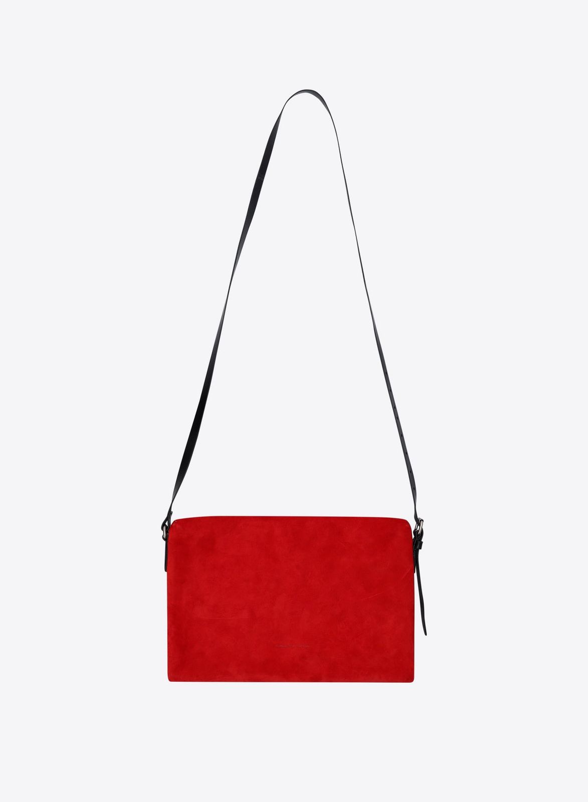 Suede crossbody bag
