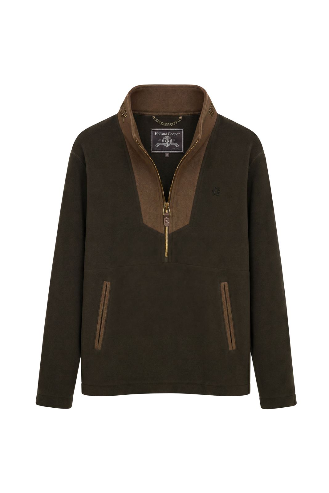 Relaxed Fit Country Quarter Zip (khaki)