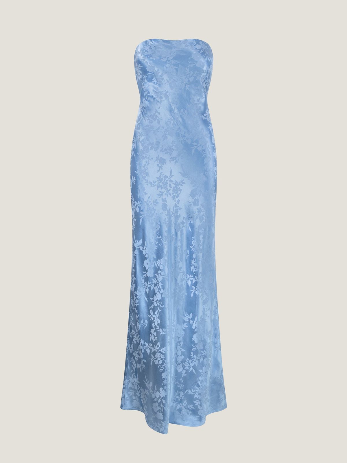 Amdra Jacquard Dress In Vista Blue