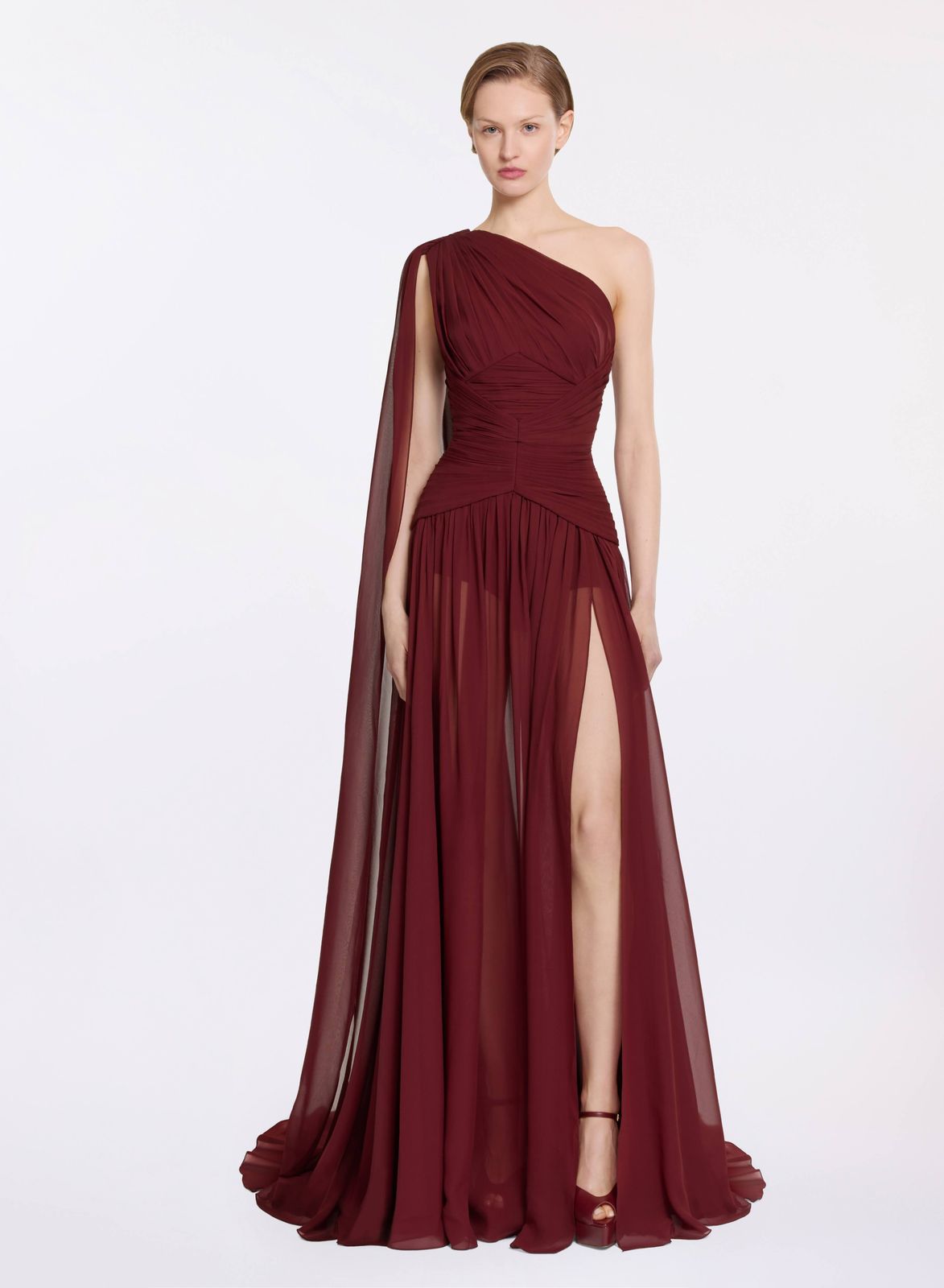 Asymmetrical Silk Dress