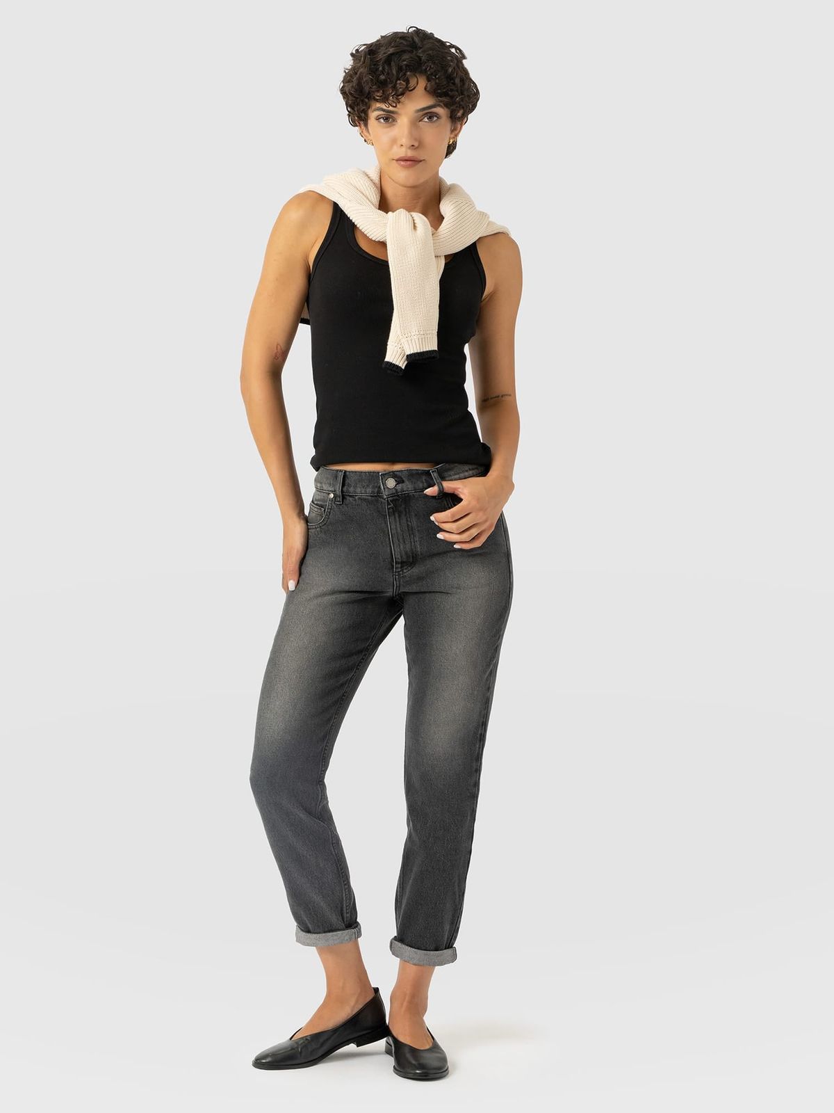 Boyfriend Jeans - Black