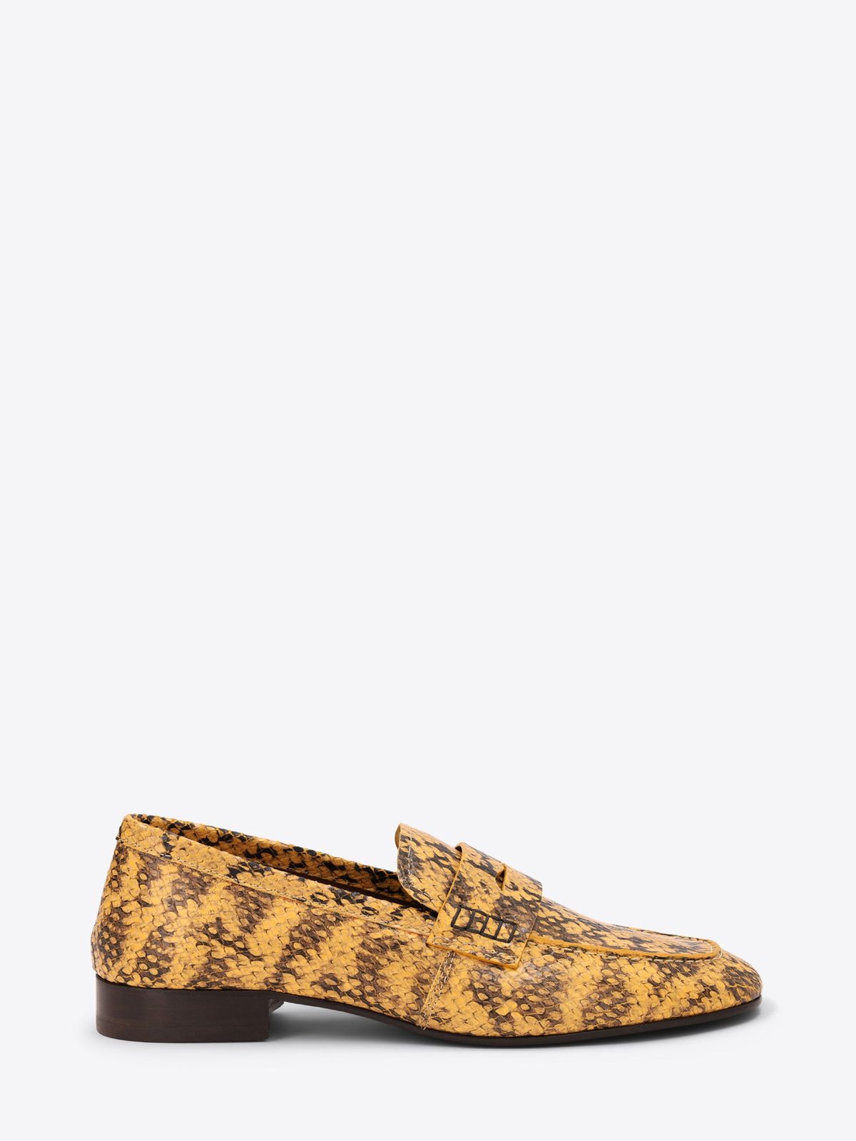 Leather penny loafers