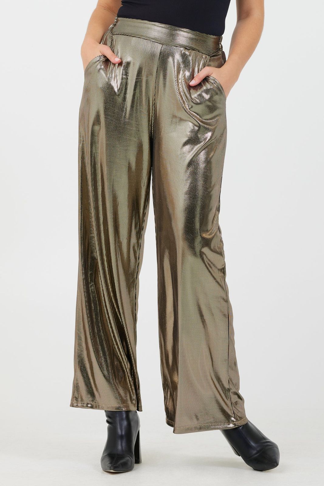 Welburn Metallic Palazzo Pants