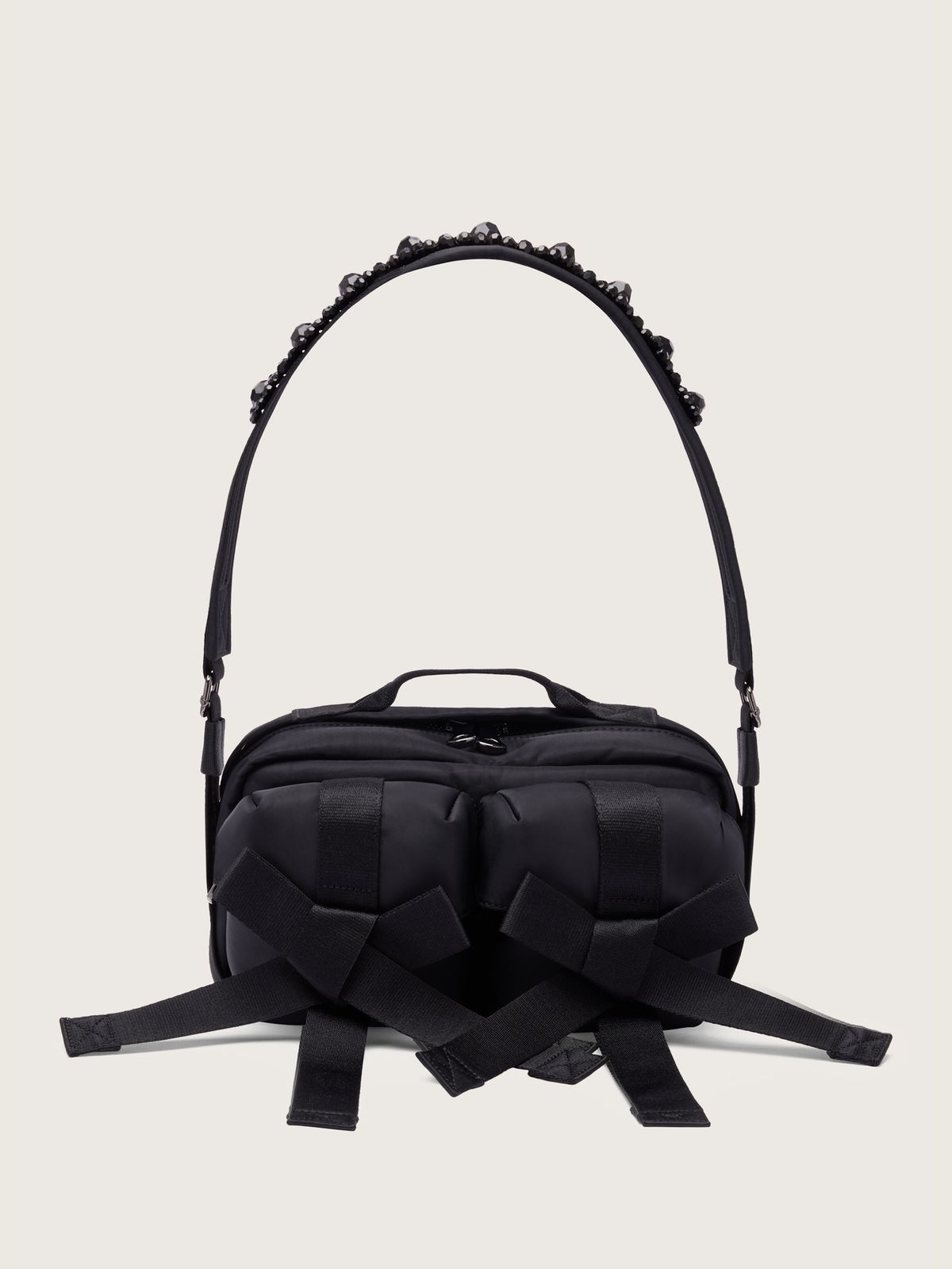 Beaded Classic Bow Crossbody Bag