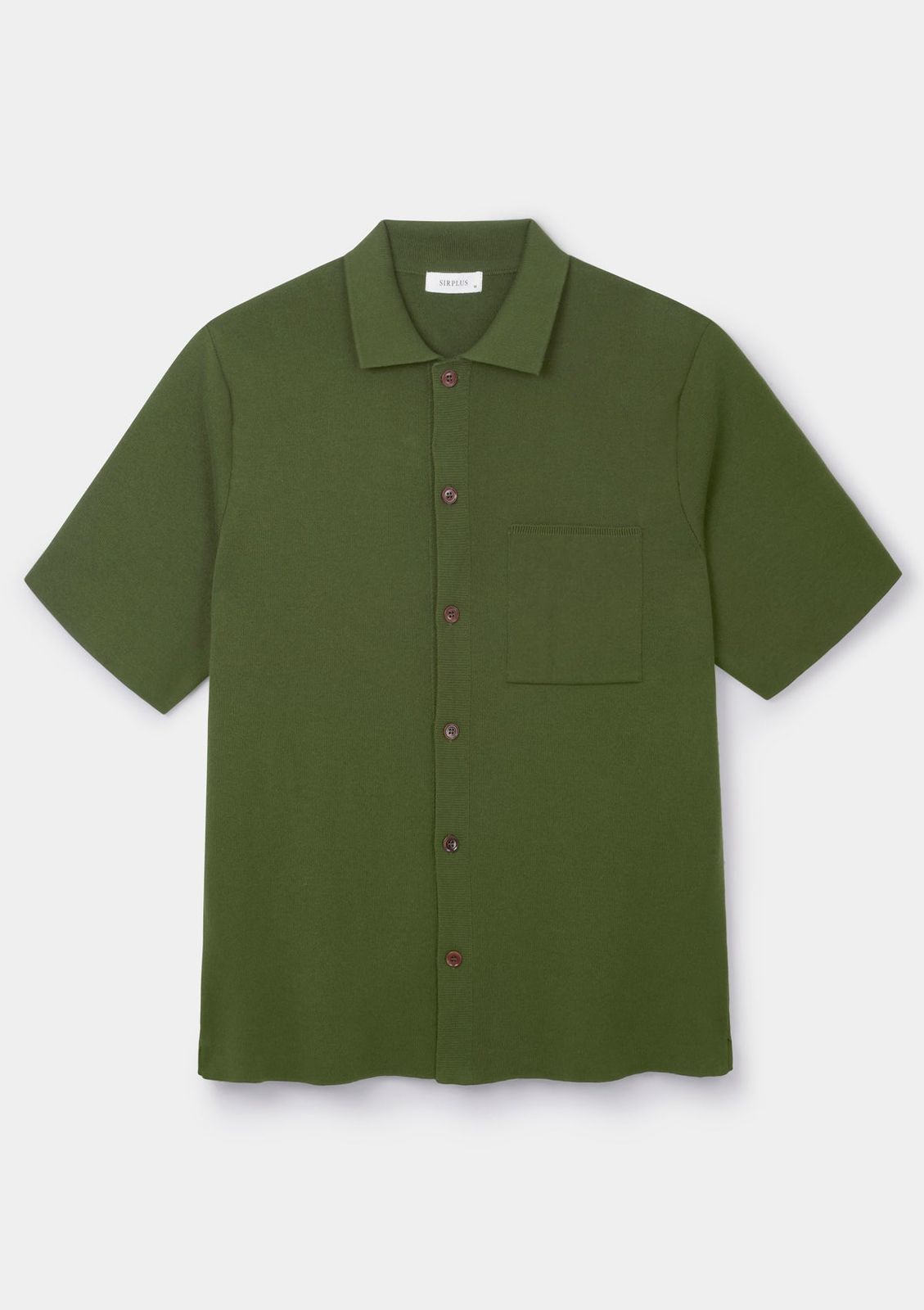 Cactus Green Cotton Knit Polo