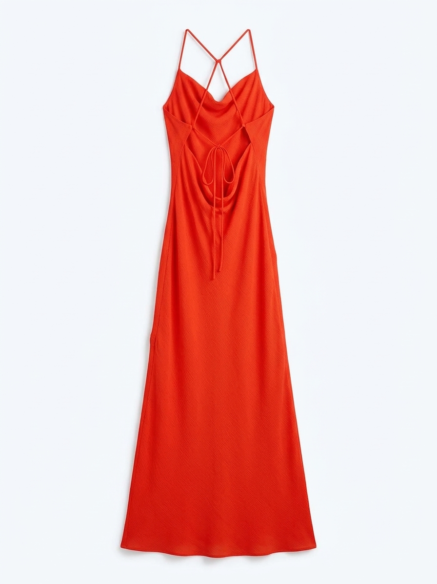 Koko Dress In Tangerine
