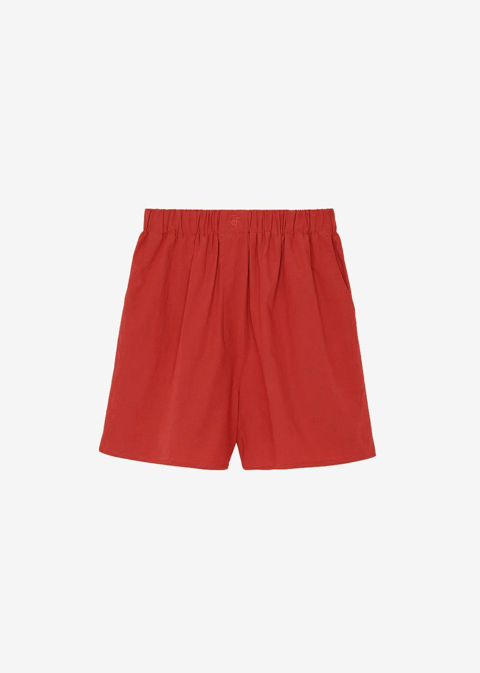 Lui Organic Cotton Boxer Shorts - Red