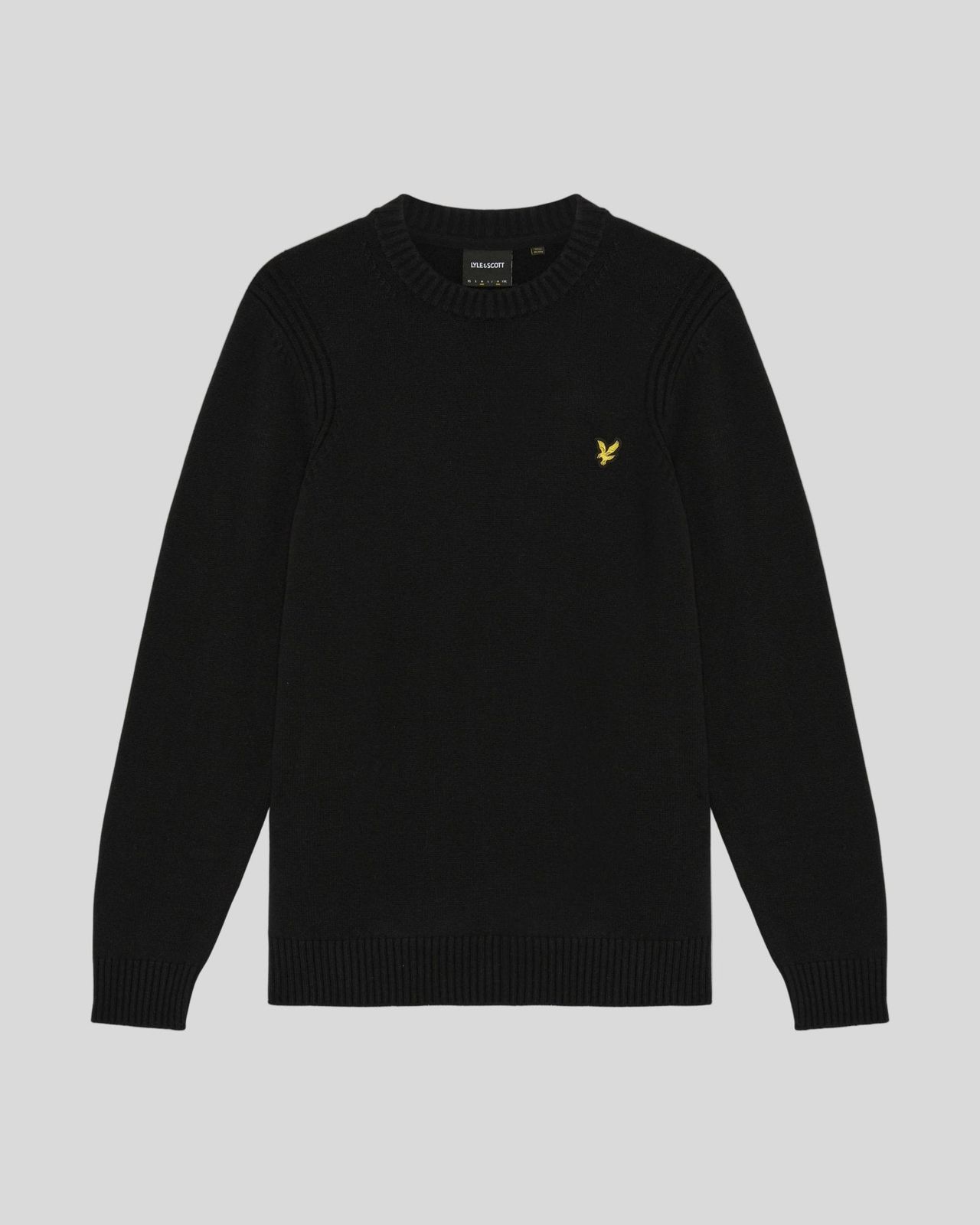 Rib Detail Crew Neck Jumper