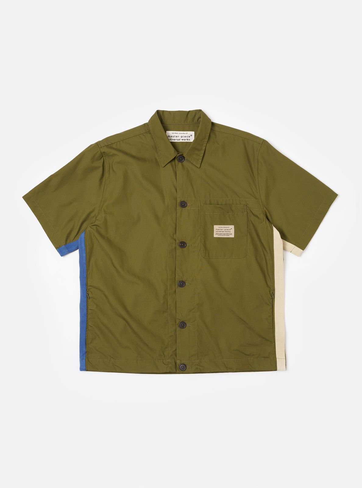 master-piece x Universal Works Olive Recycled Polytech Tech Overshirt