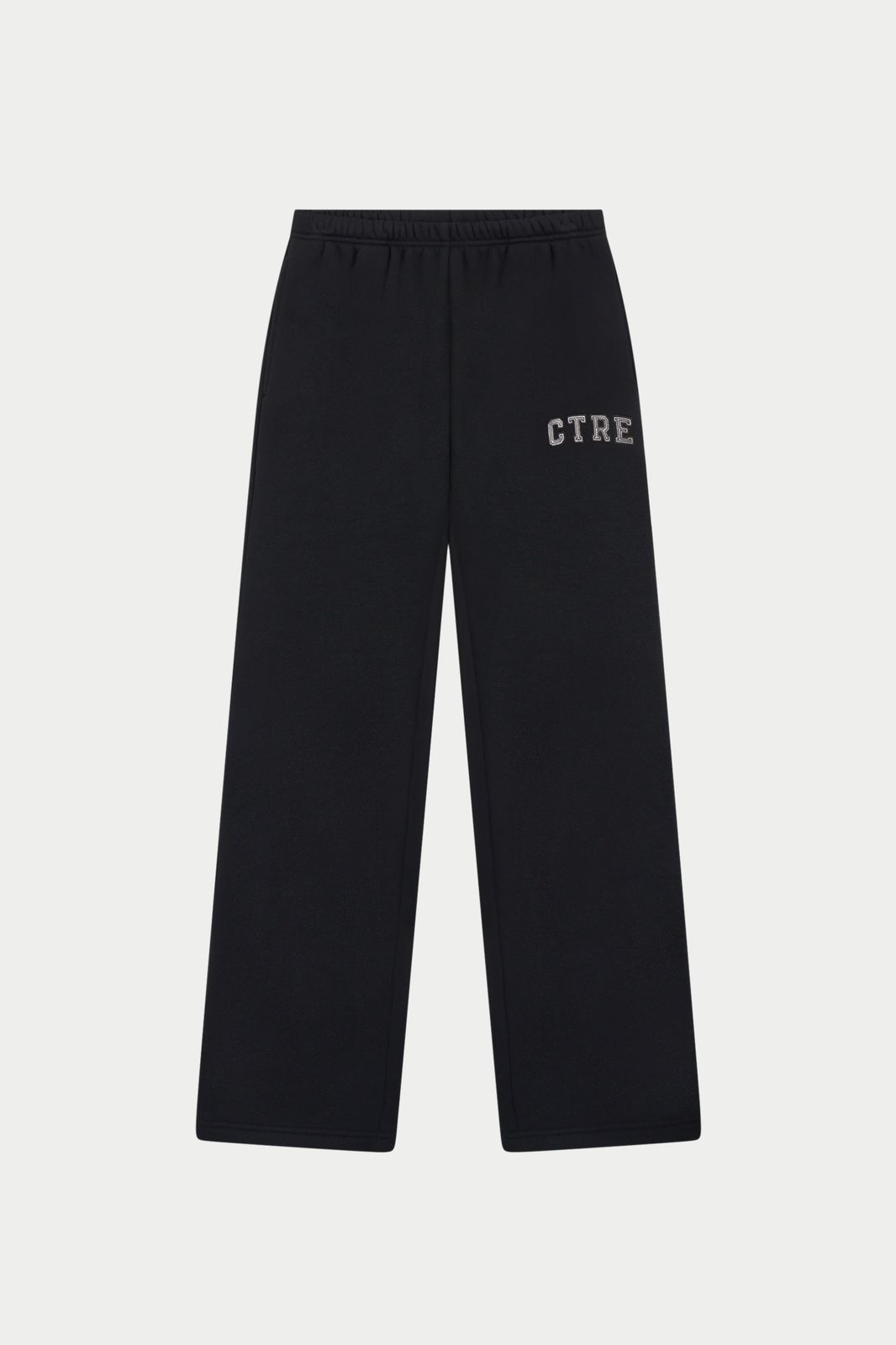CTRE STRAIGHT LEG JOGGERS - BLACK