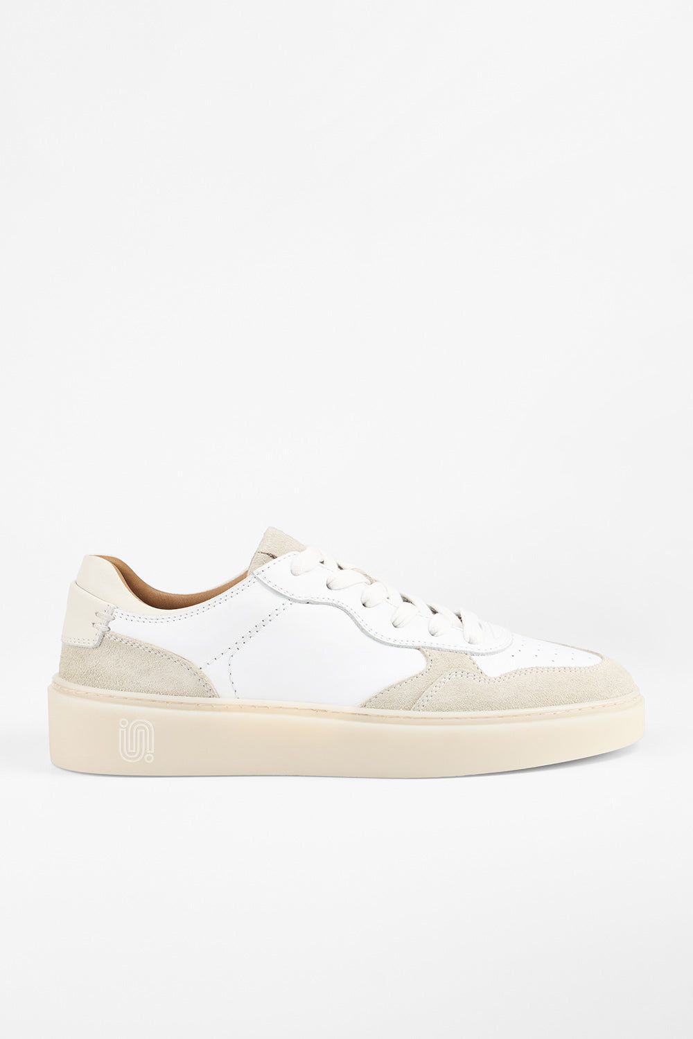 MAEVE double milky-white sneakers.