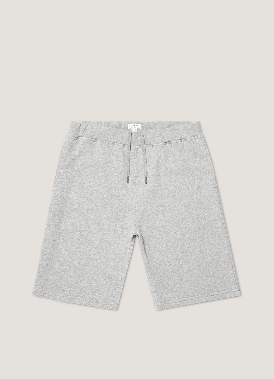 Men's Loopback Shorts in Grey Melange