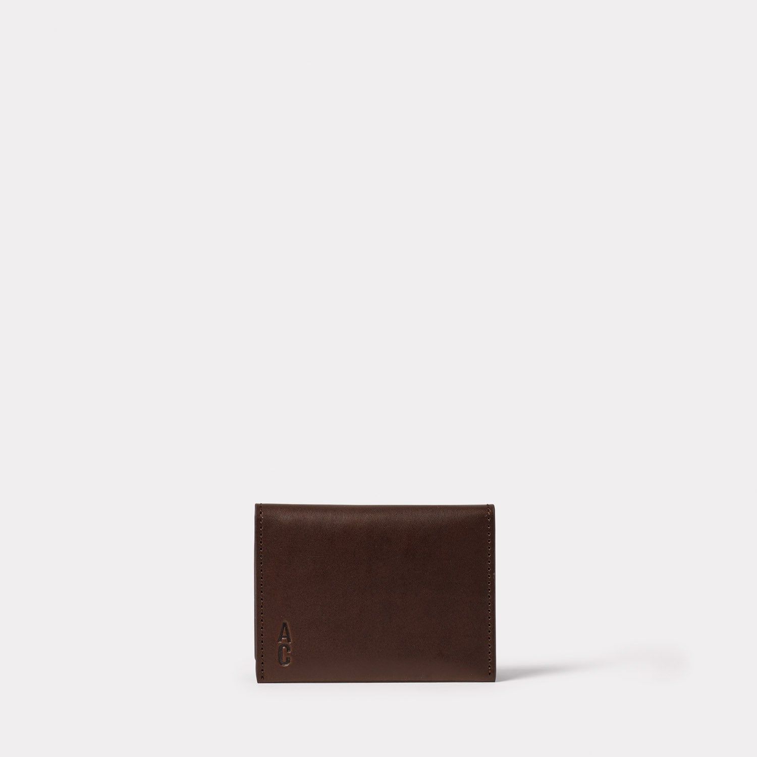 Petra Leather Bifold Cardholder in Bog