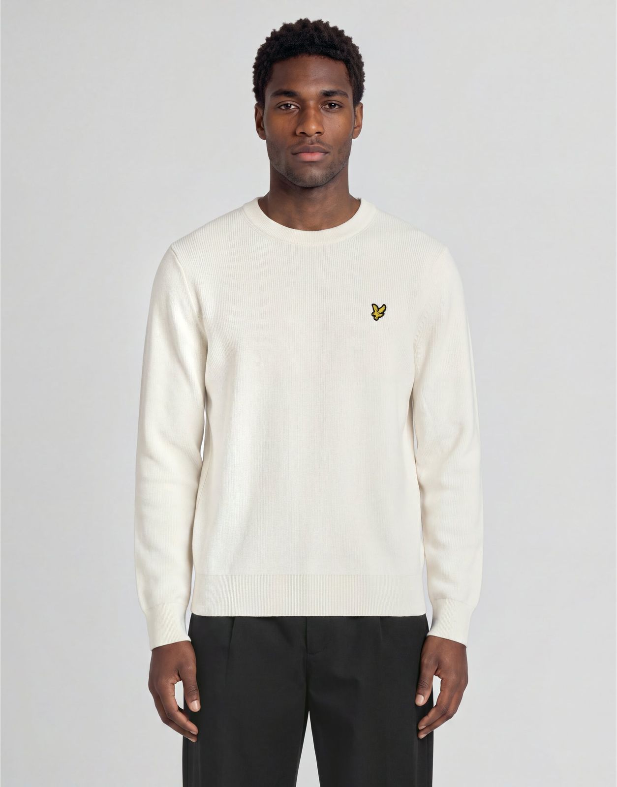 UV Reactive Relaxed Crew Neck Jumper