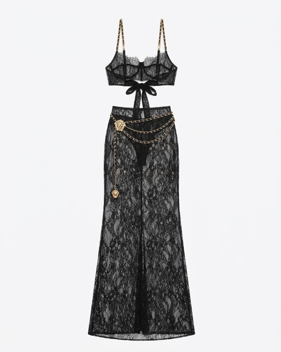 Francesca Maxi Skirt In Black