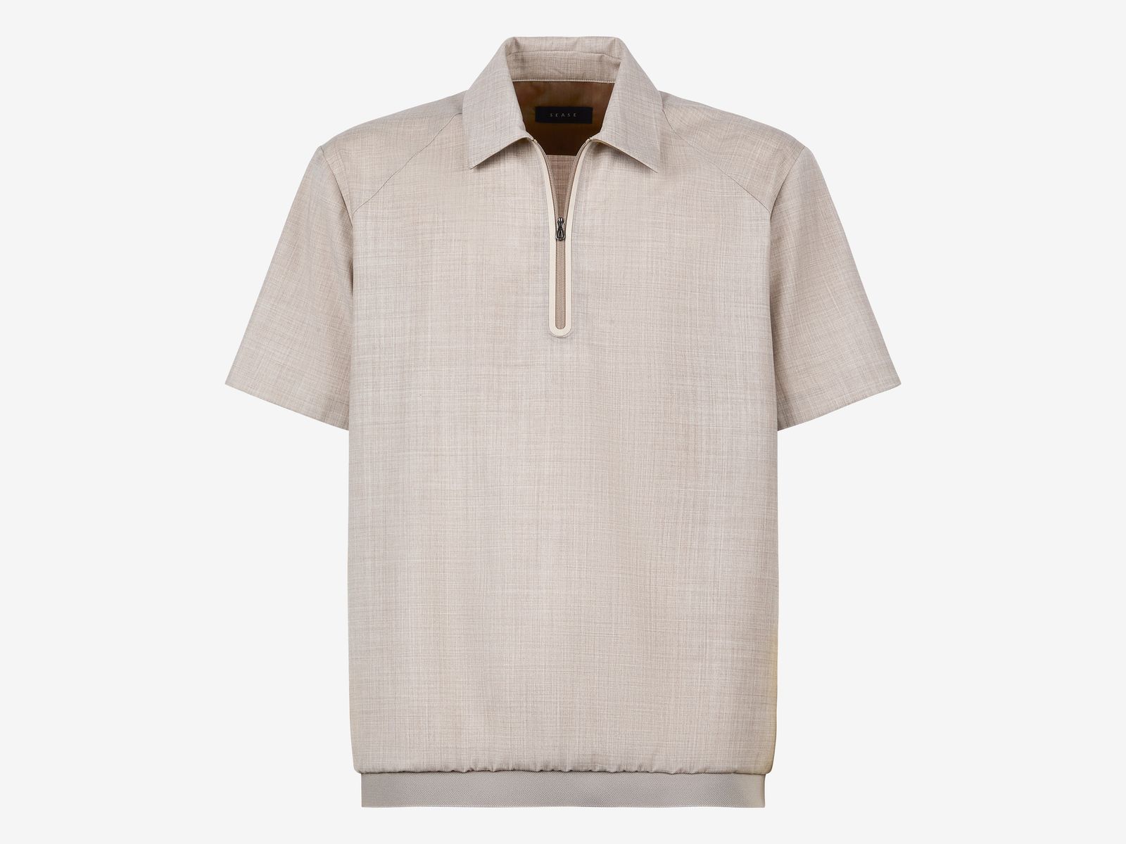 Zipped Polo Woven
