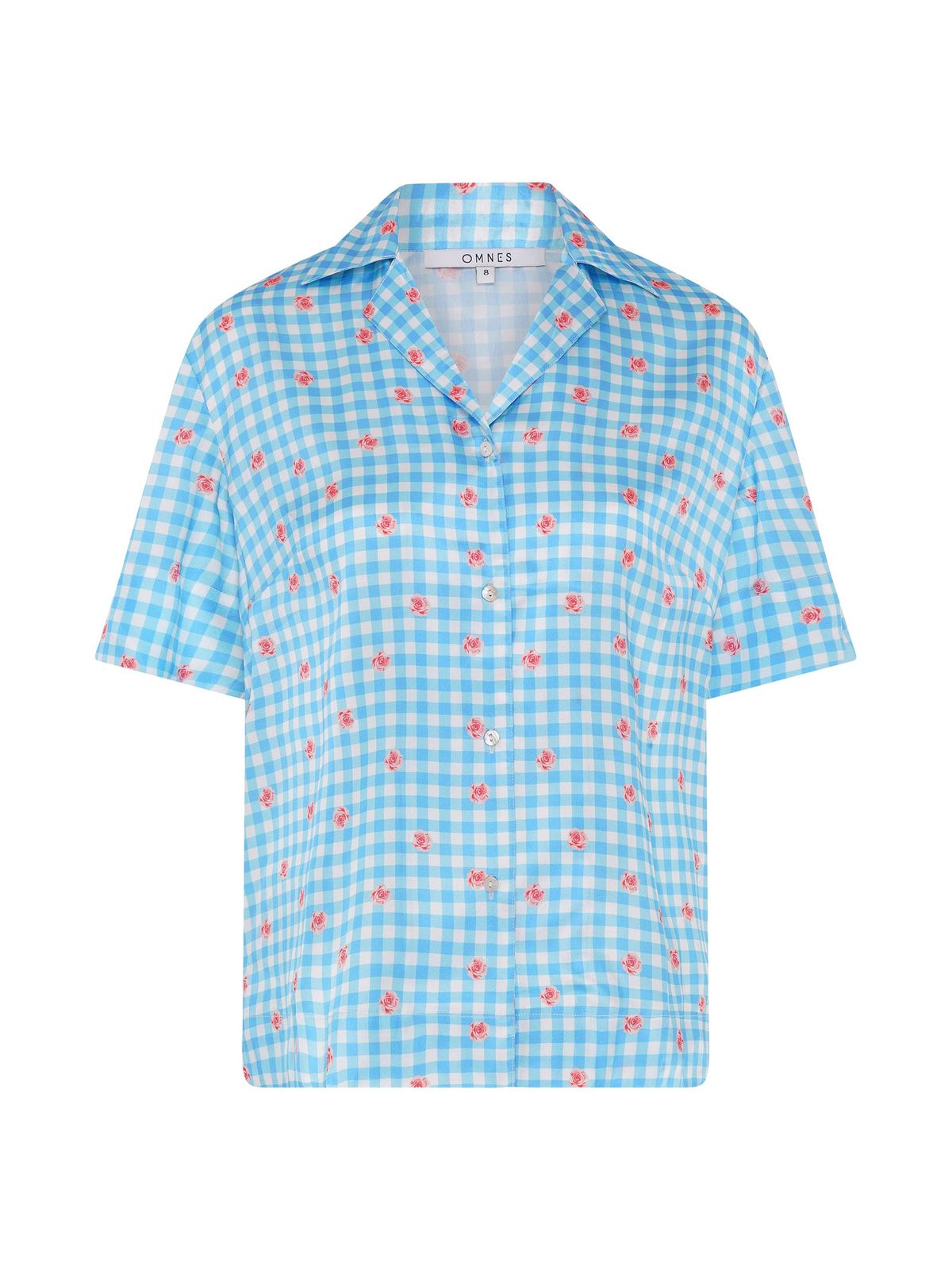 Oaklyn Floral Gingham Print Shirt