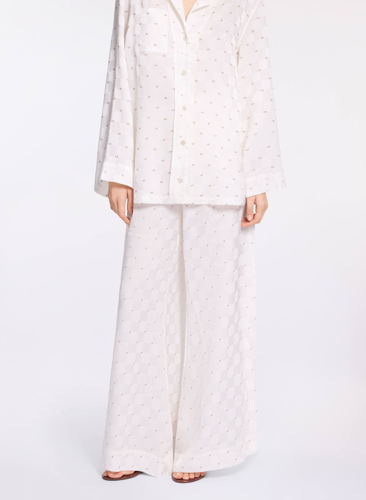 Monogram Jacquard Pants
