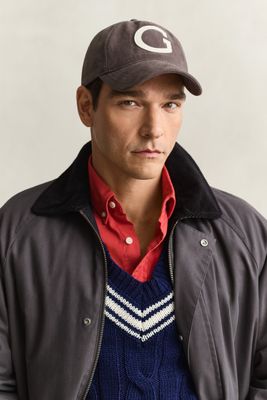 G Badge Moleskin Cap - EVENING BLUE