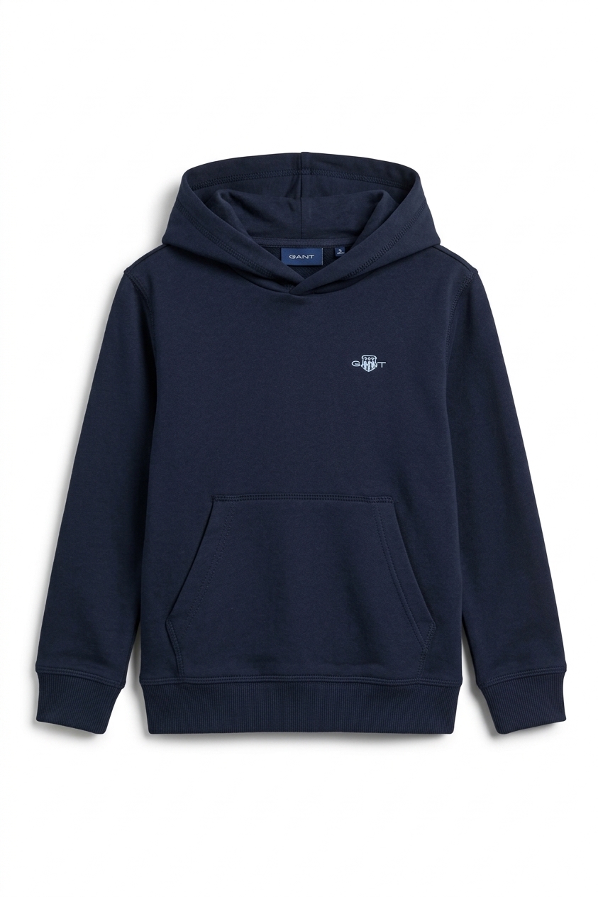 Kids Shield Hoodie - Evening Blue